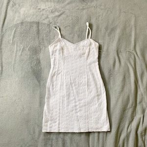 Express white mini dress